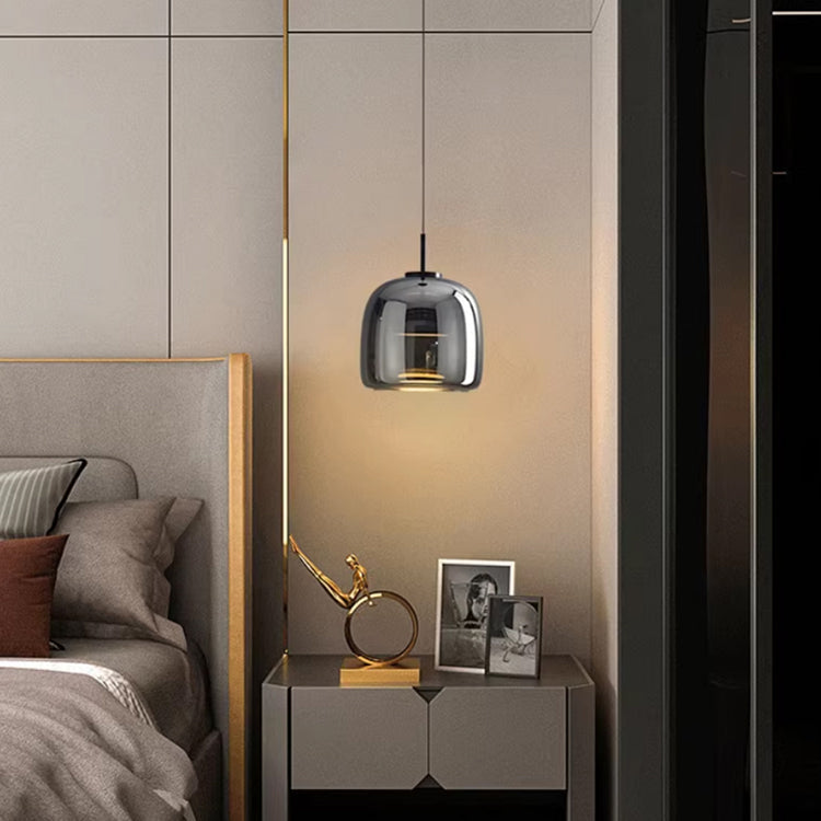 Rauchglas Kapsel Pendelleuchte