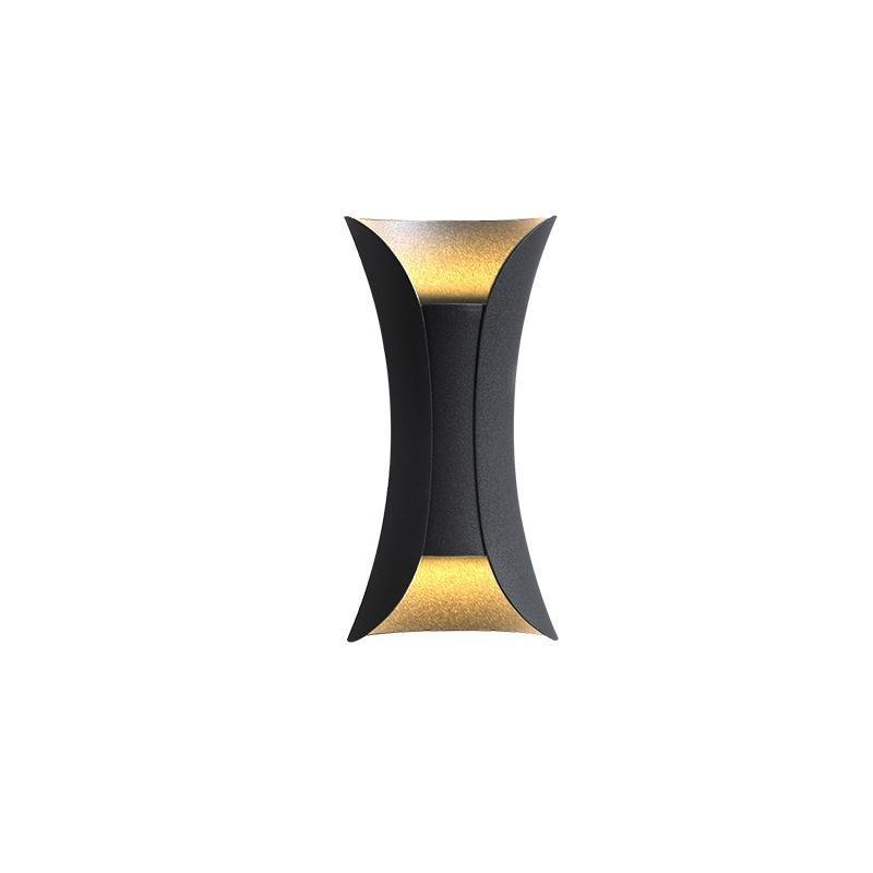 Bogenförmige bidirektionale Wandlampe Außen