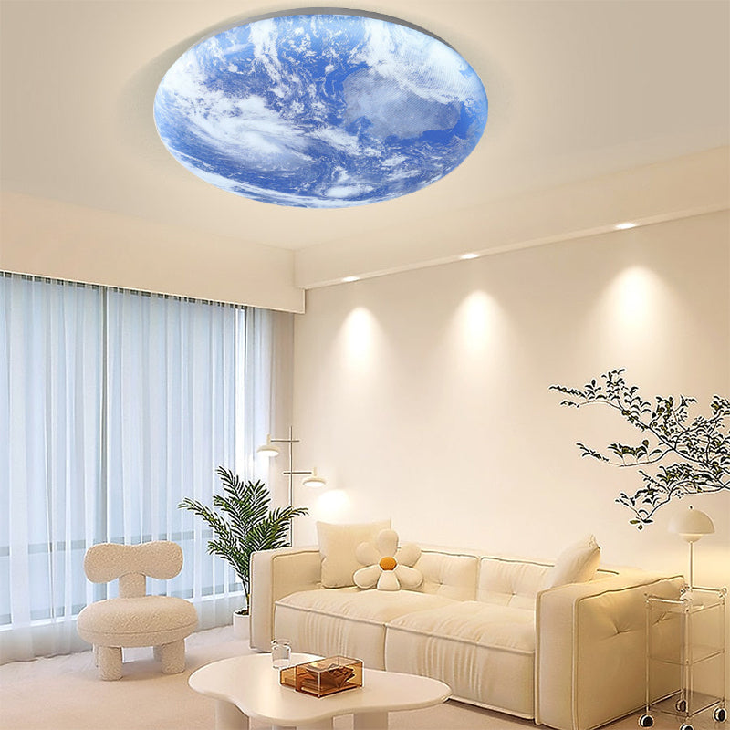 Mond Runde LED Deckenleuchte