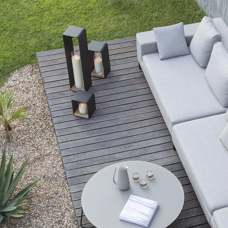 Quadratische LED-Gartenleuchten