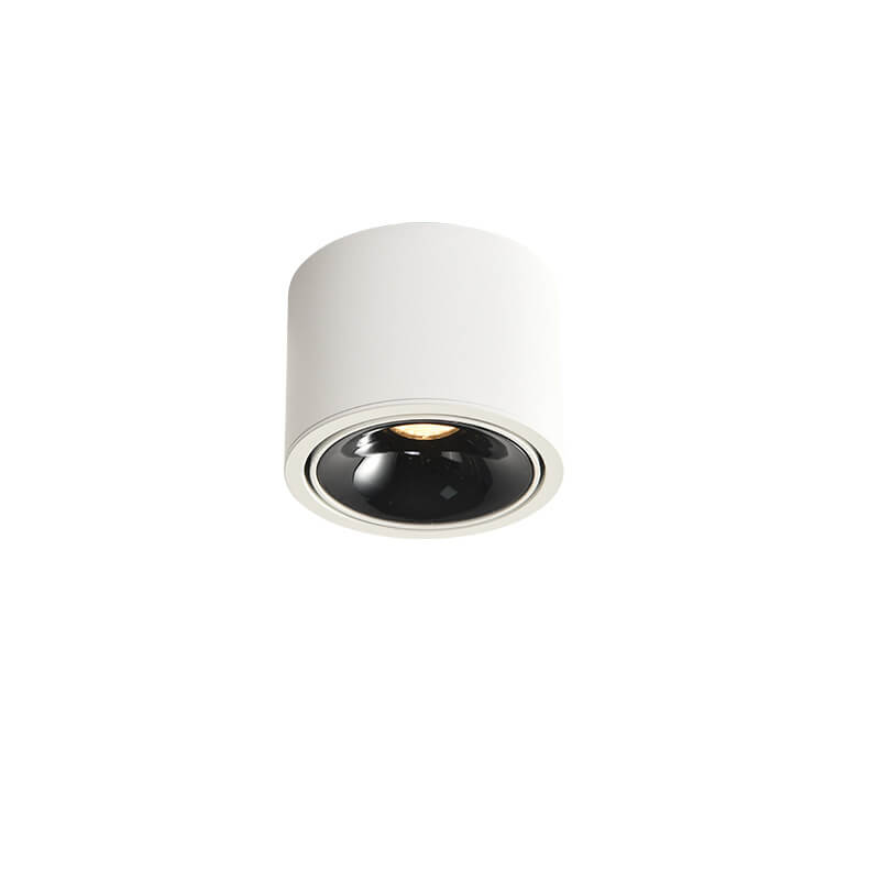 Runde, verstellbare LED-Deckenleuchte mit Spotfunktion