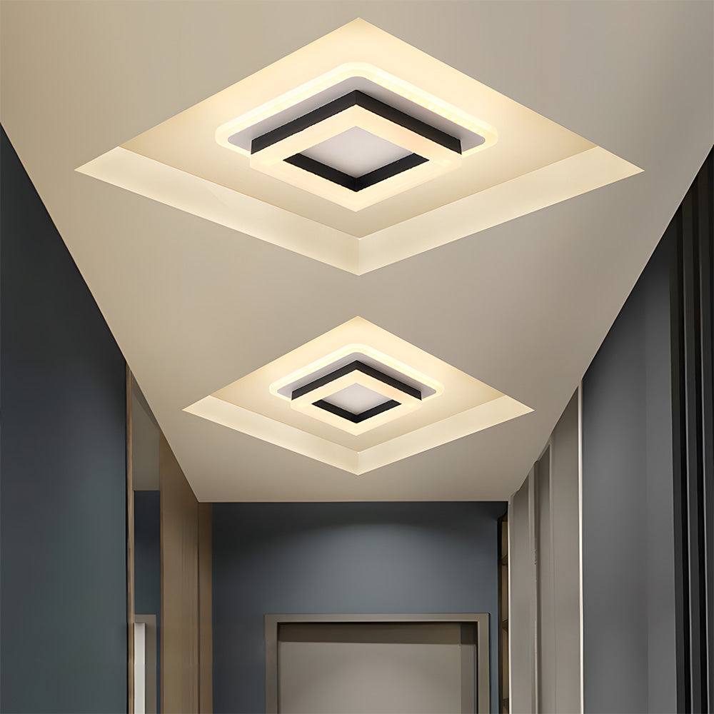 Quadratische Flur LED-Deckenleuchten