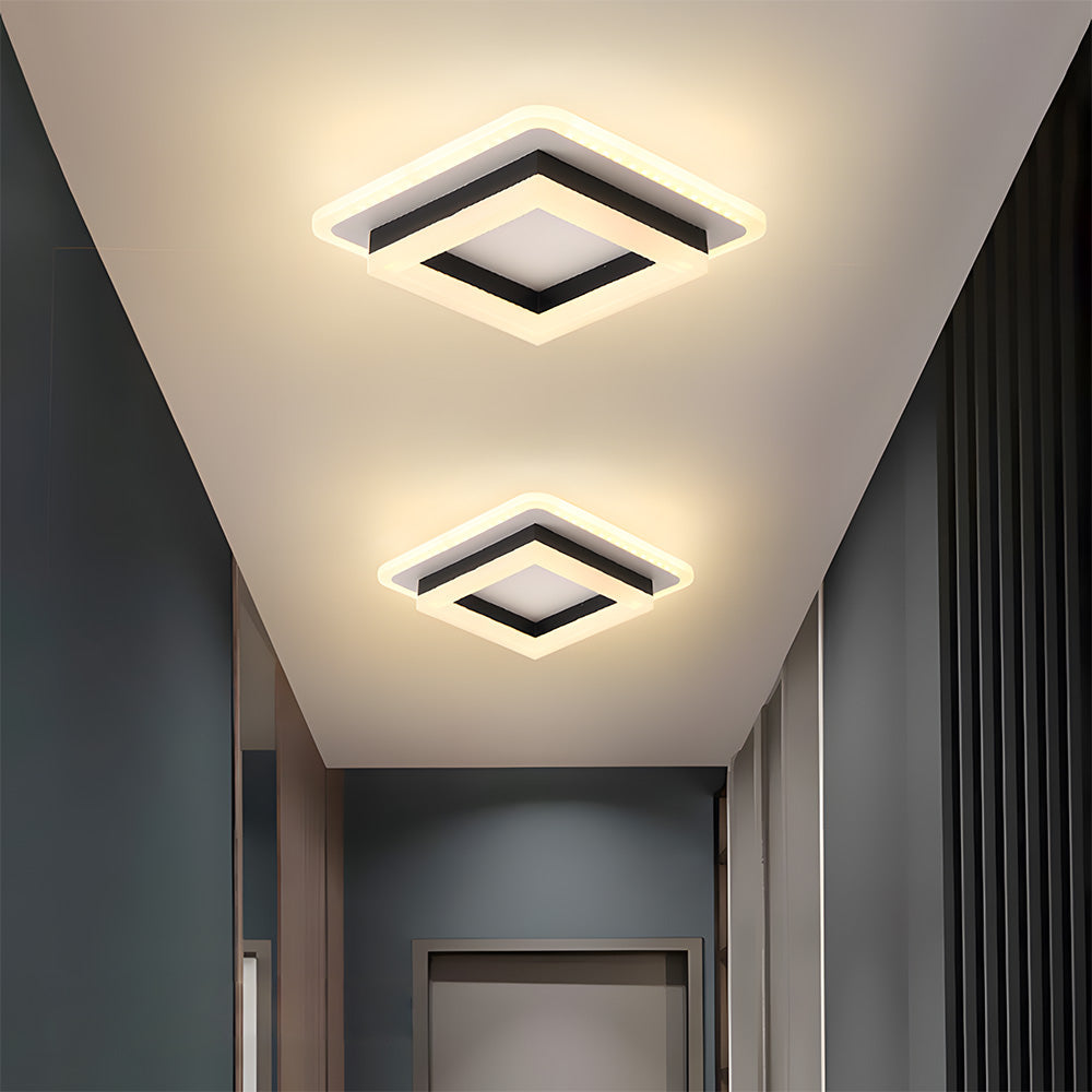 Quadratische Flur LED-Deckenleuchten
