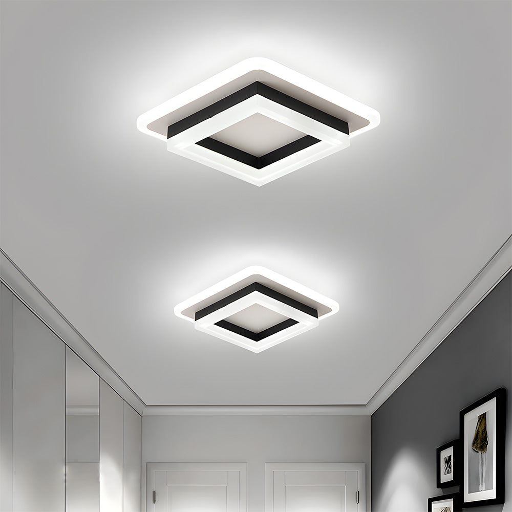 Quadratische Flur LED-Deckenleuchten