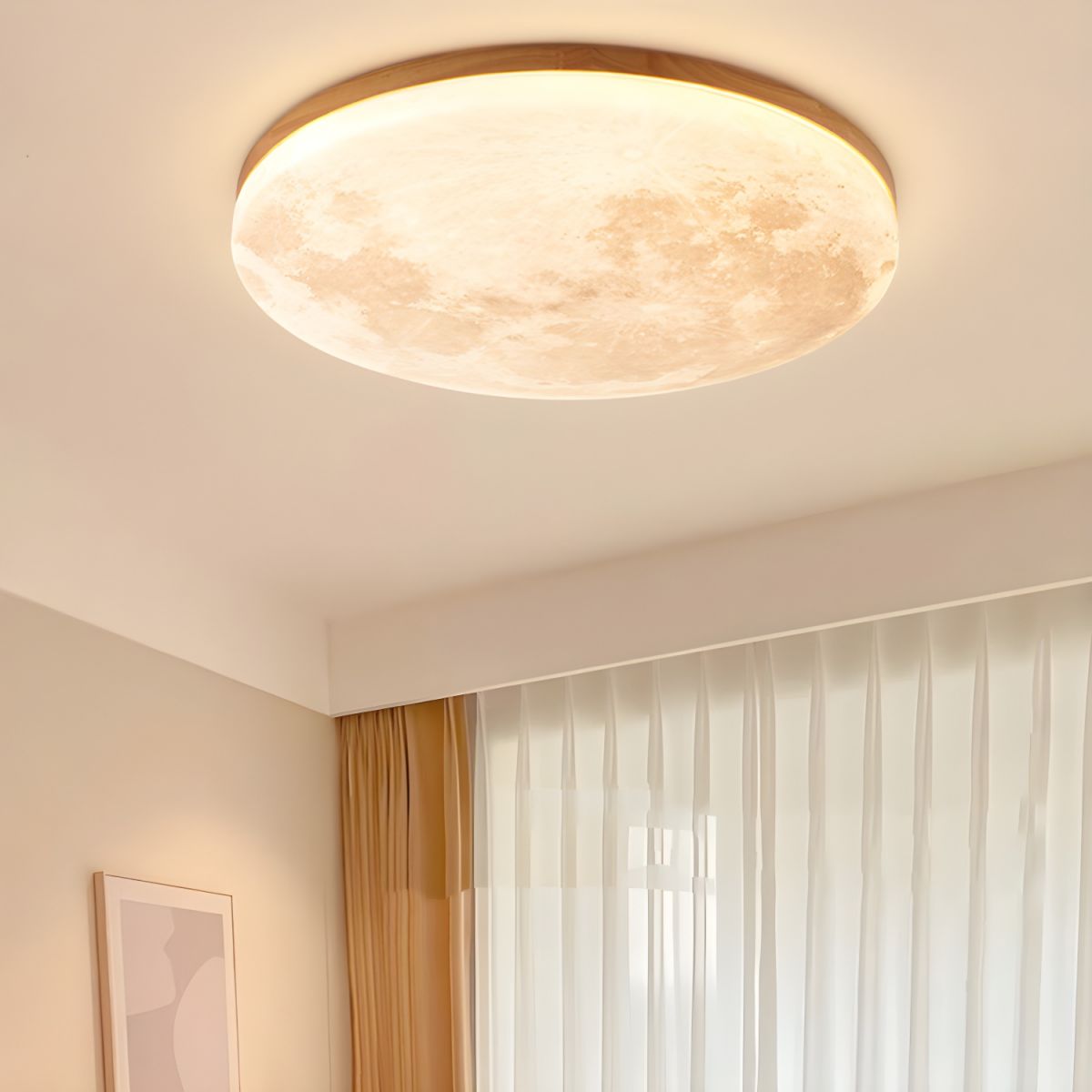 Mond Runde LED Deckenleuchte