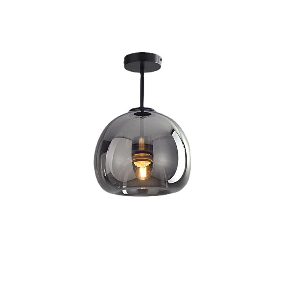 Pendelleuchte mit Glasschirm