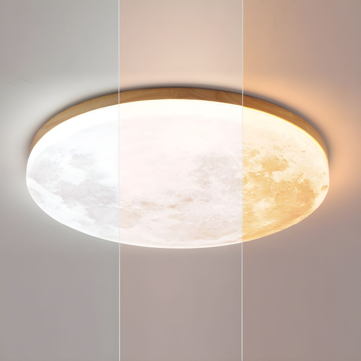 Mond Runde LED Deckenleuchte