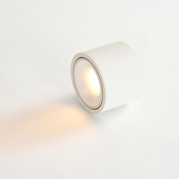 Runde, verstellbare LED-Deckenleuchte mit Spotfunktion