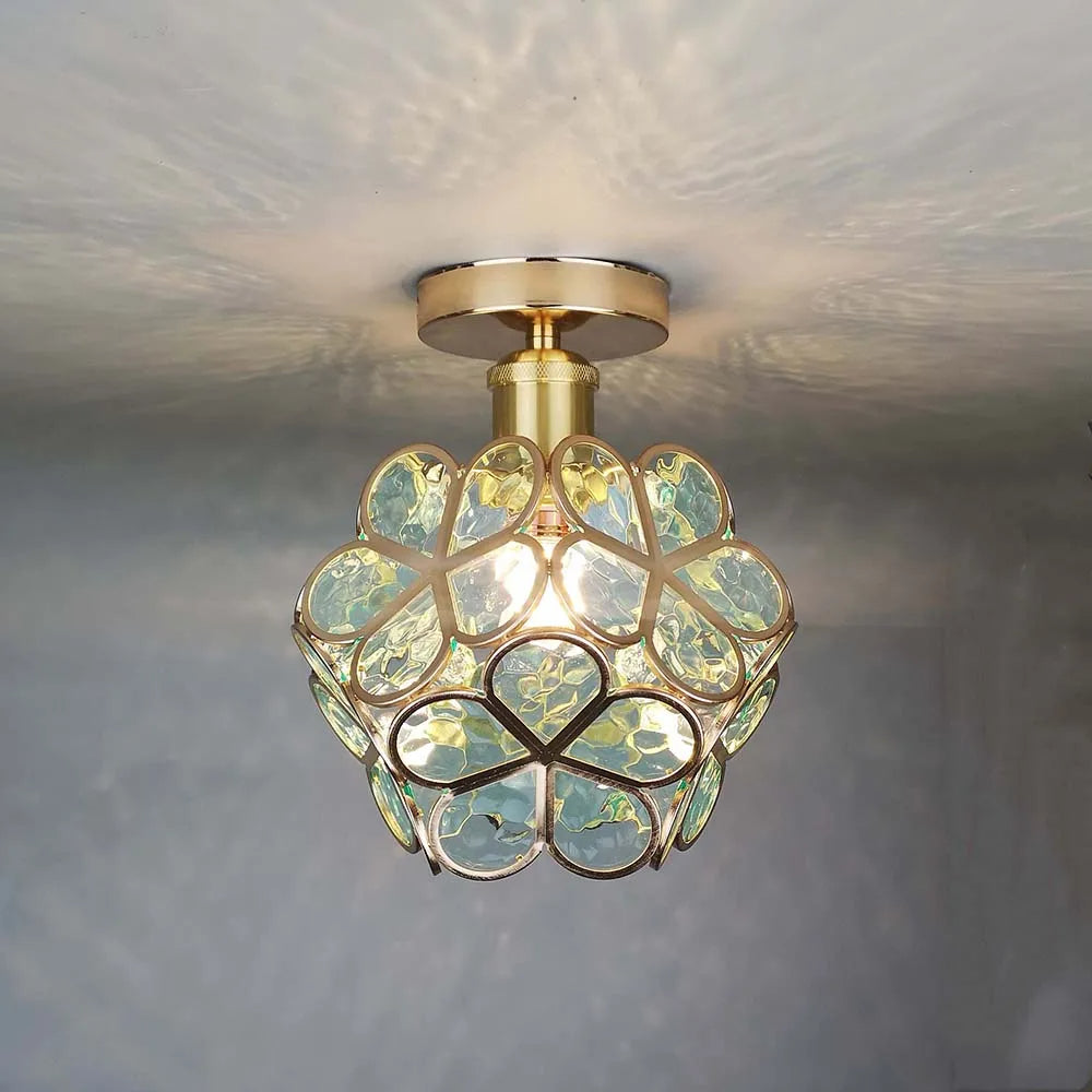 Hexagonale Prism Blüten Deckenlampe