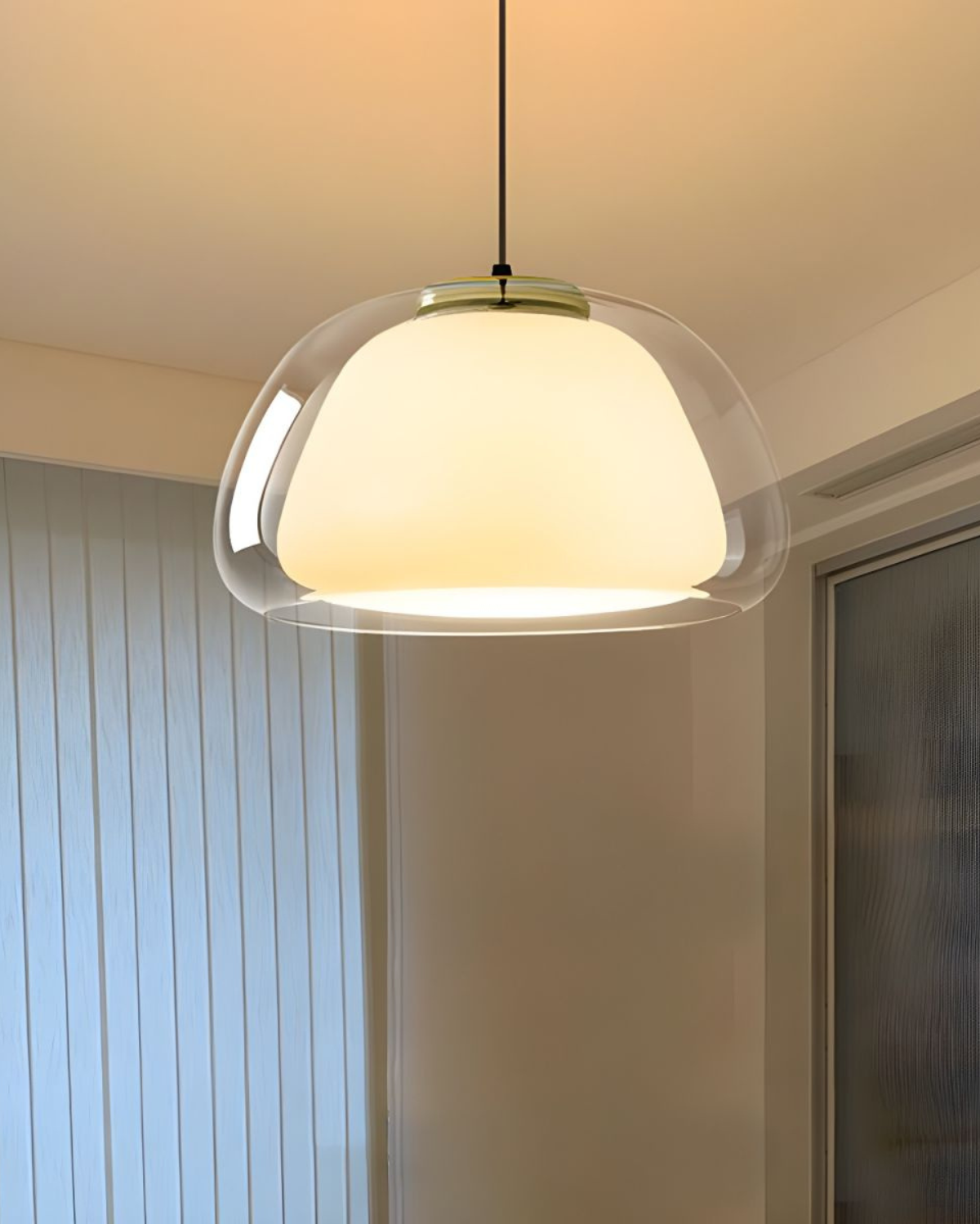 Translucente Kapsel-Dome-Hängelampe