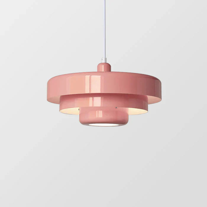 Geometrische Deckenpendelleuchte mit LED