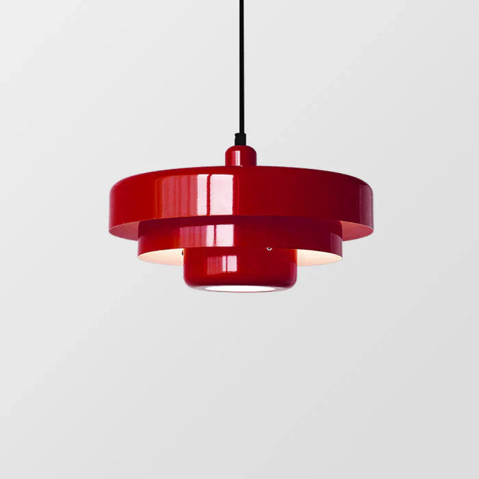 Geometrische Deckenpendelleuchte mit LED