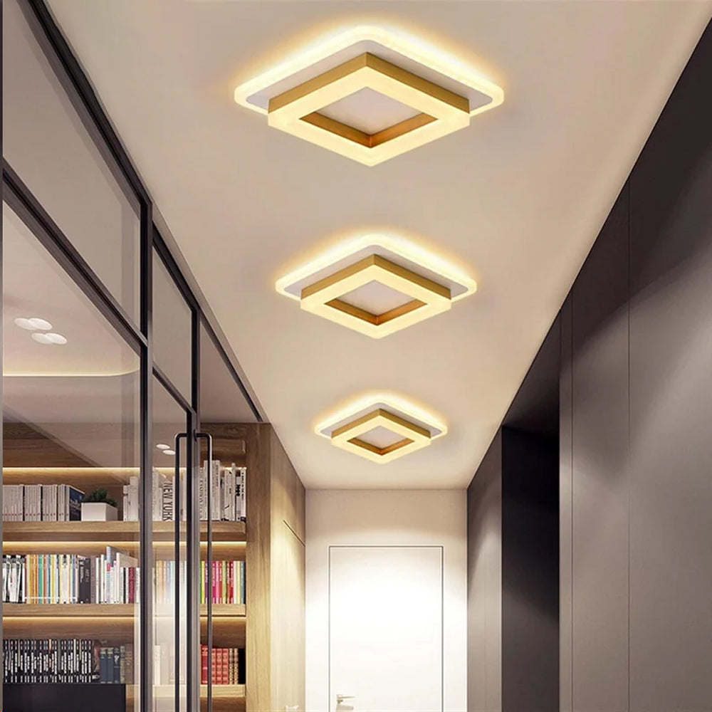 Quadratische Flur LED-Deckenleuchten