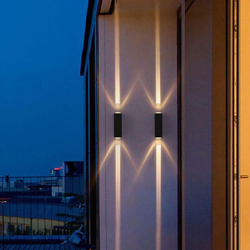 Rechteckige LED-Außenwandleuchten