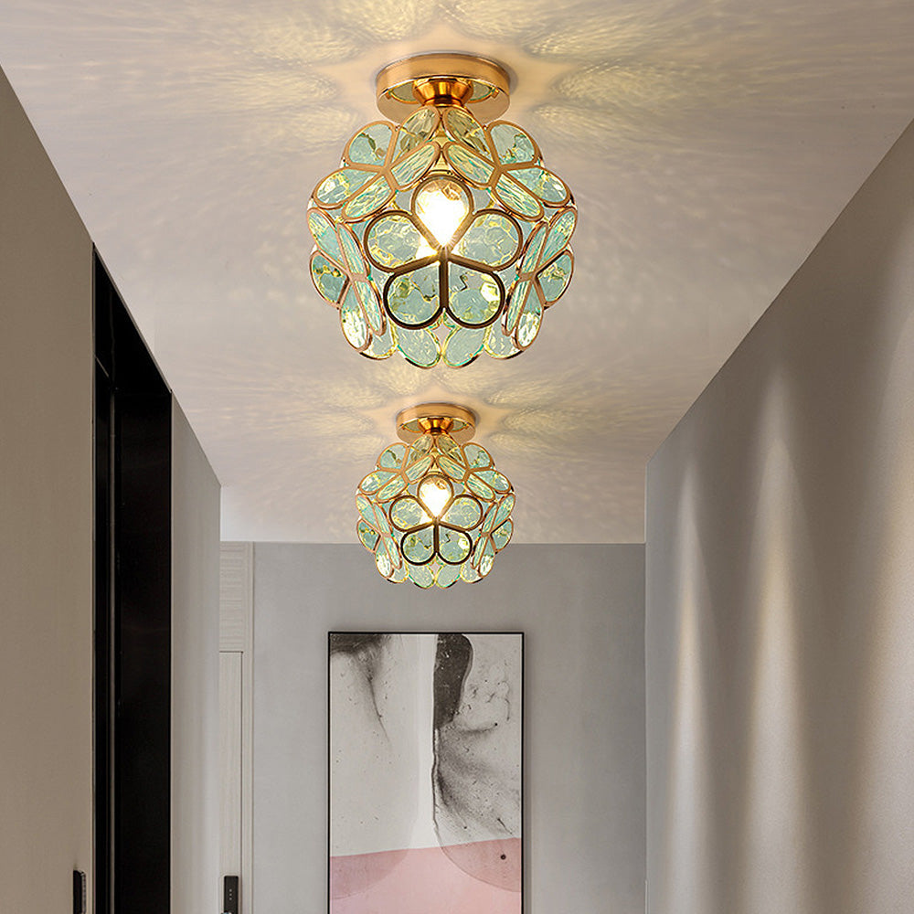 Hexagonale Prism Blüten Deckenlampe