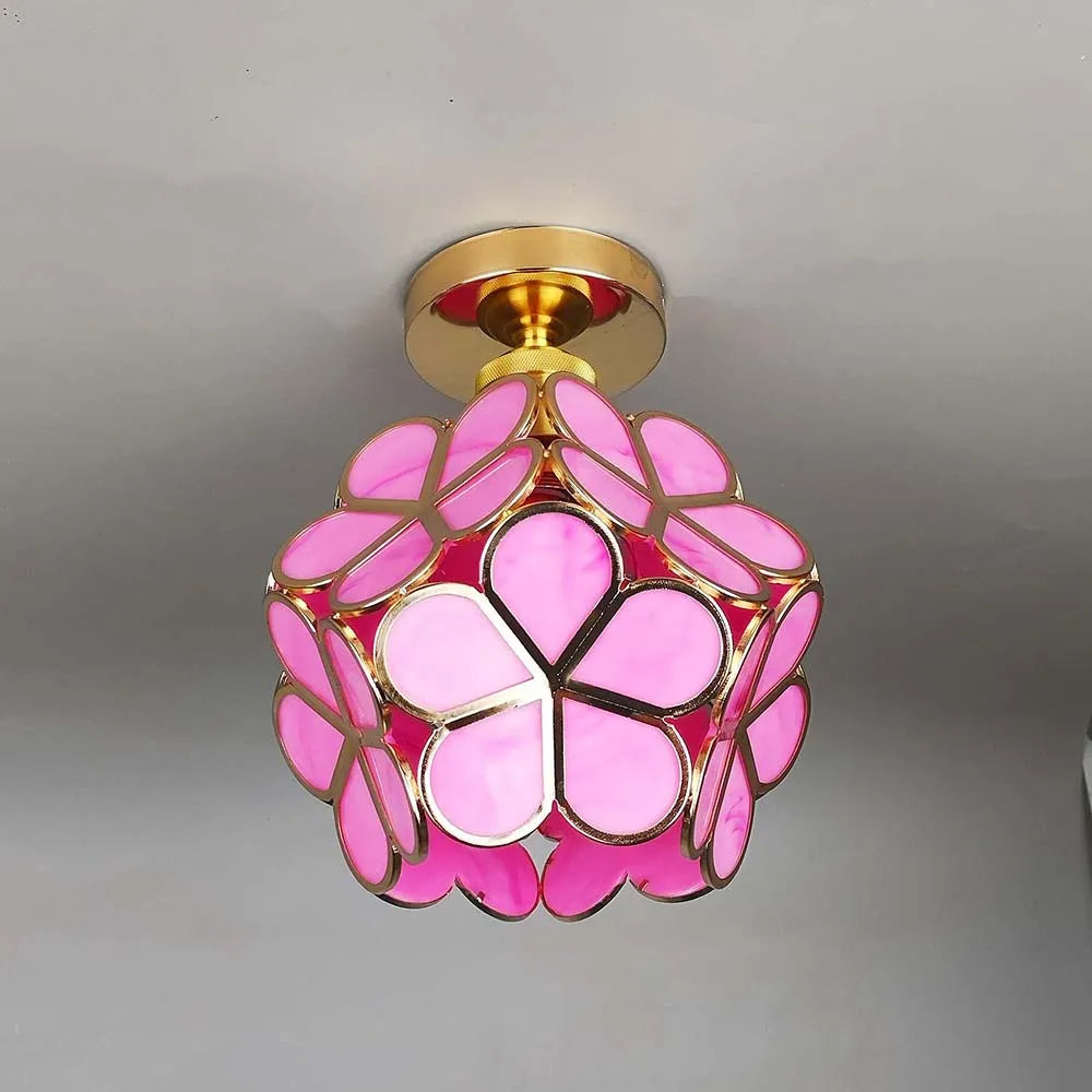 Hexagonale Prism Blüten Deckenlampe