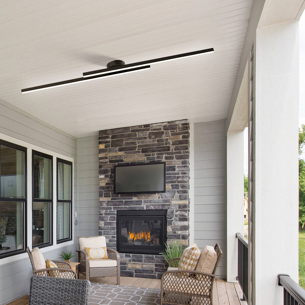 Lange LED-Deckenleuchte