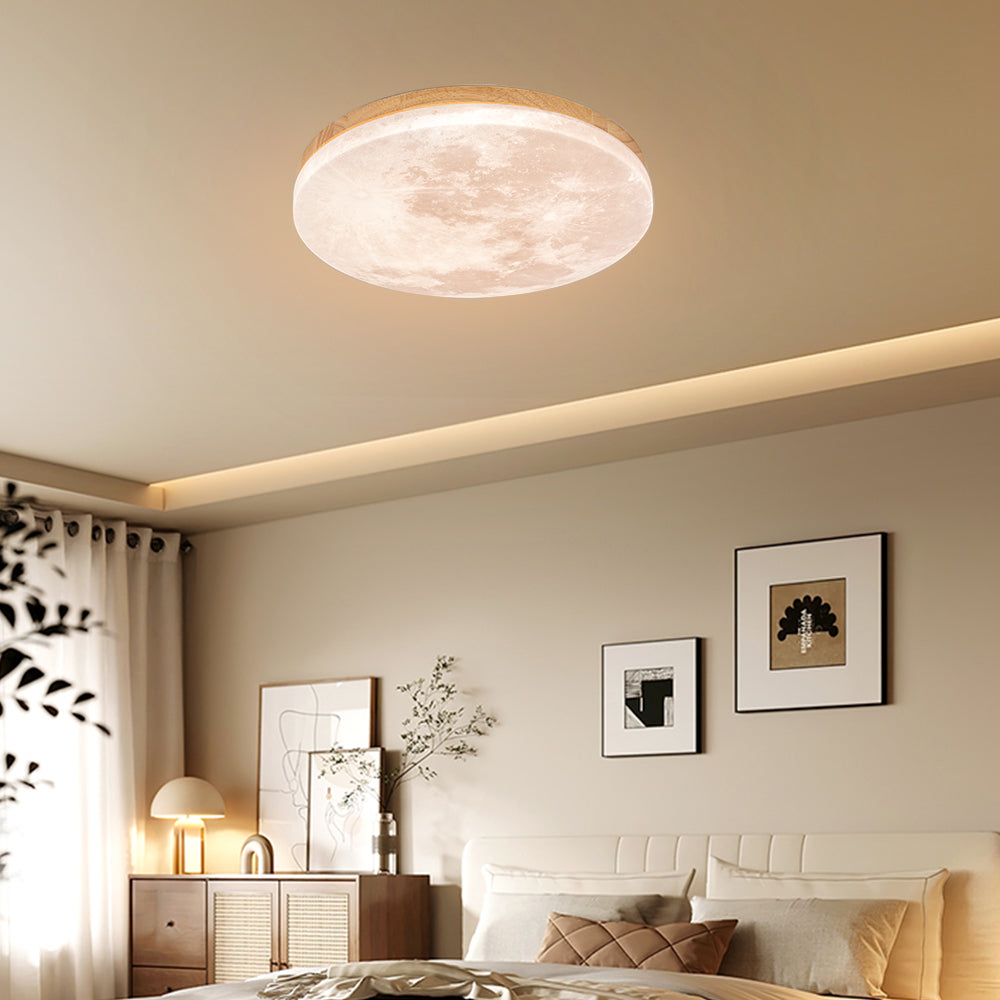 Mond Runde LED Deckenleuchte