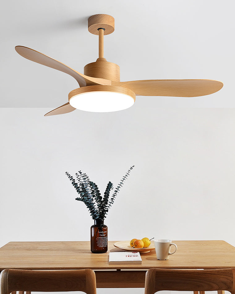 LED-Deckenleuchte mit umschaltbarem Ventilator