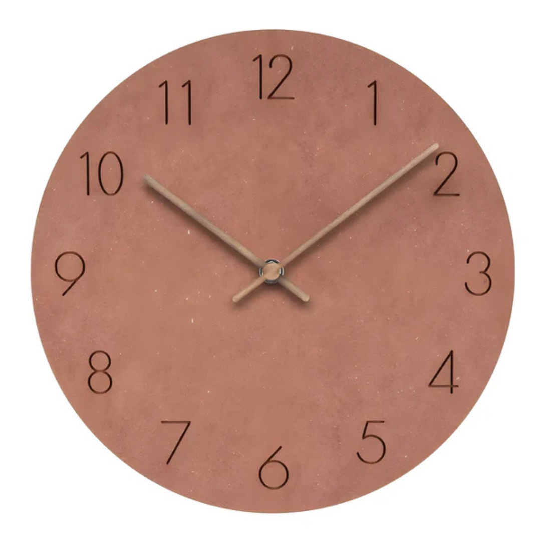 Holz-Analog-Wanduhr