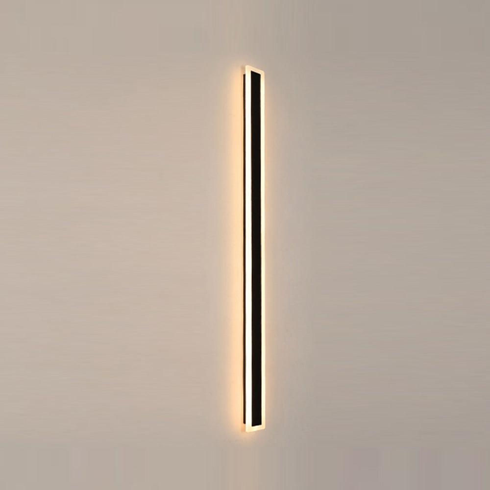 Lineare LED-Wandleuchte mit rechteckigem Rahmen