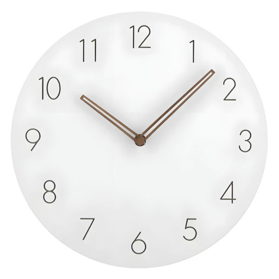 Holz-Analog-Wanduhr