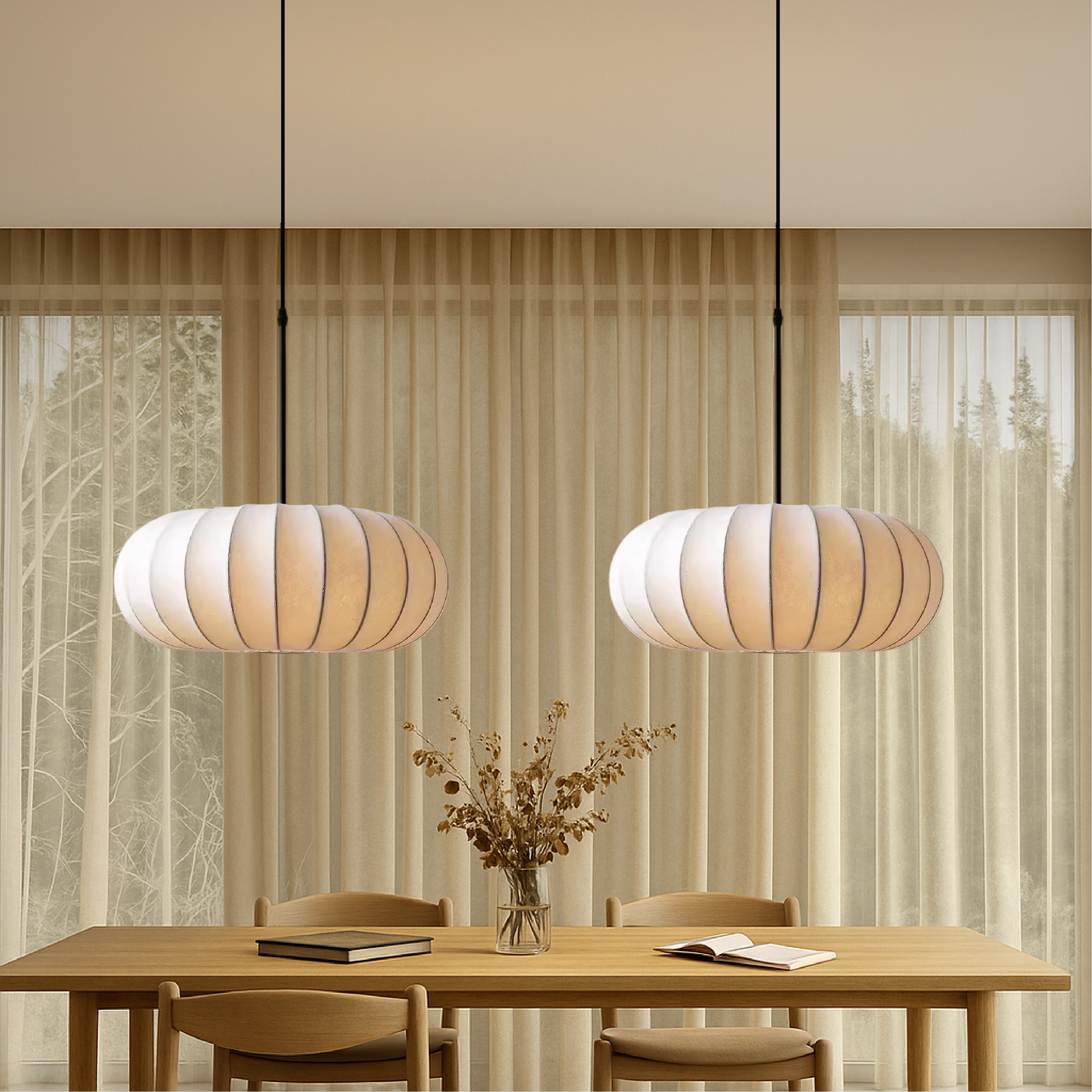 Kürbisförmige Pendelleuchte | LED