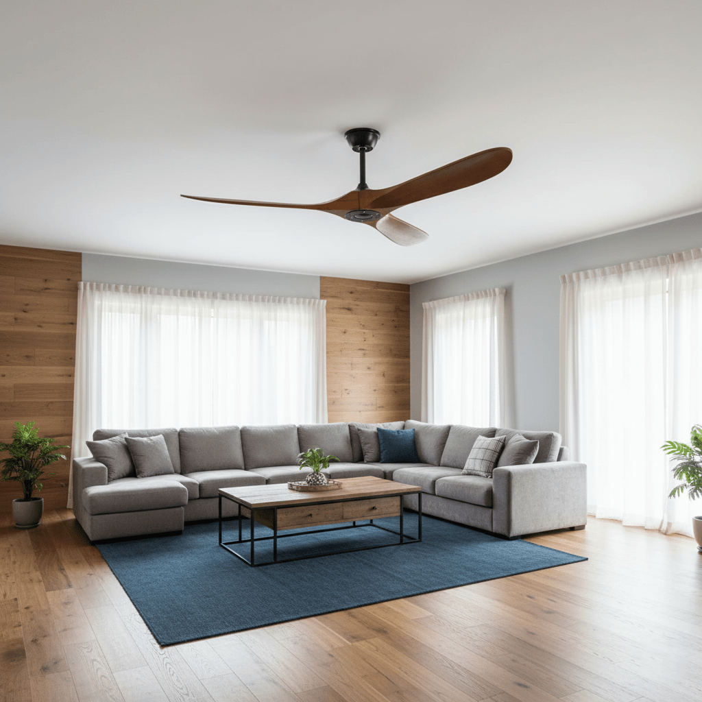 Aerodynamischer Deckenventilator für Innenräume