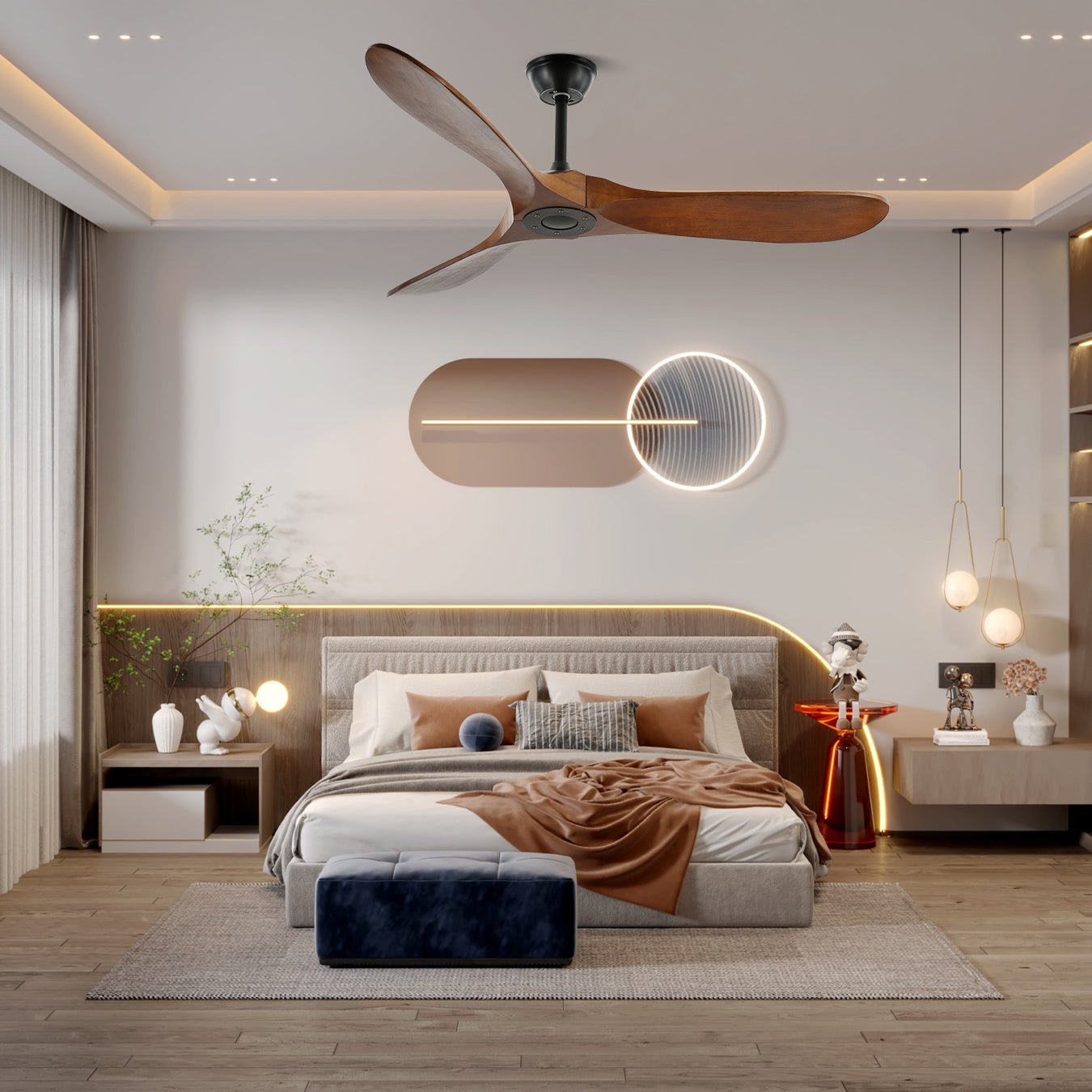 Aerodynamischer Deckenventilator für Innenräume