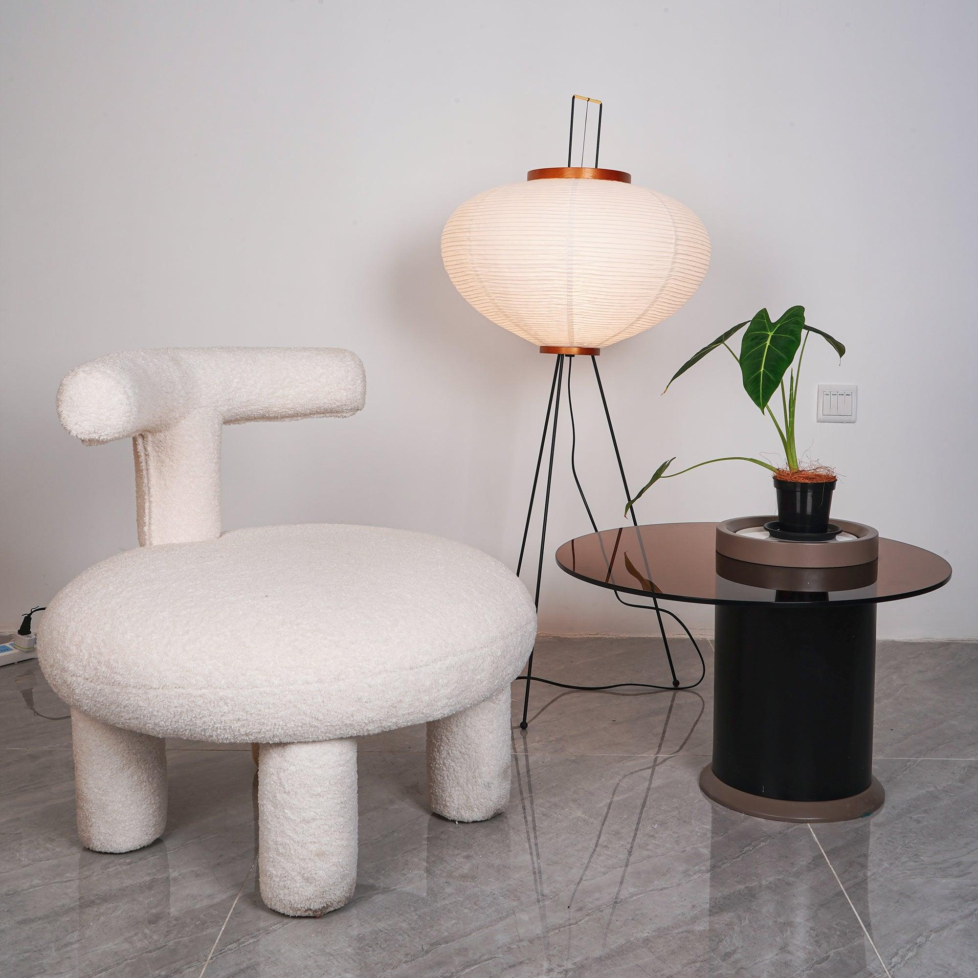 Reispapier Stehlampe | Wohnzimmer