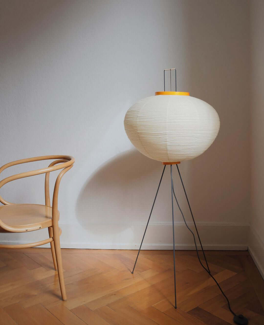 Reispapier Stehlampe | Wohnzimmer