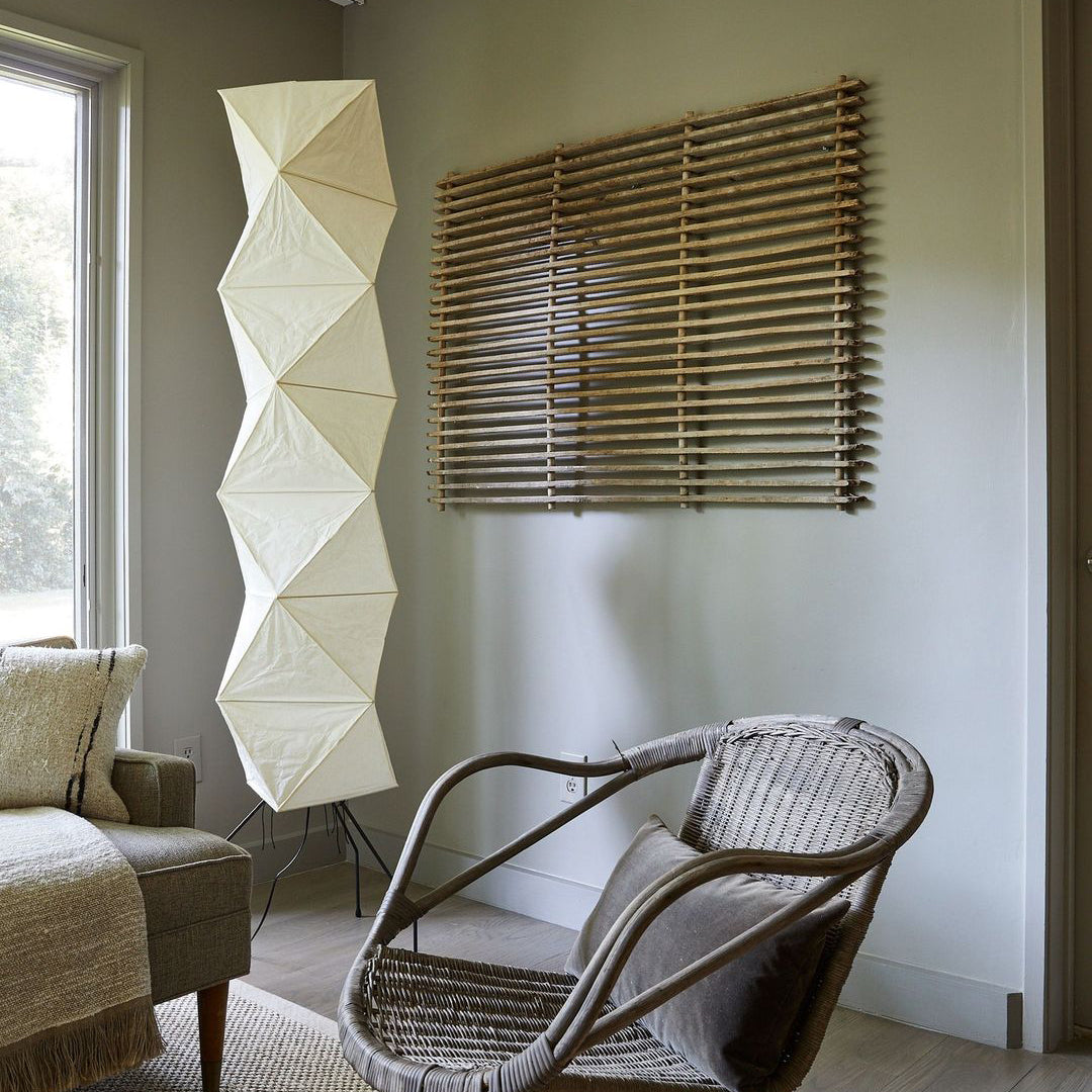 Reispapier Stehlampe | Wohnzimmer