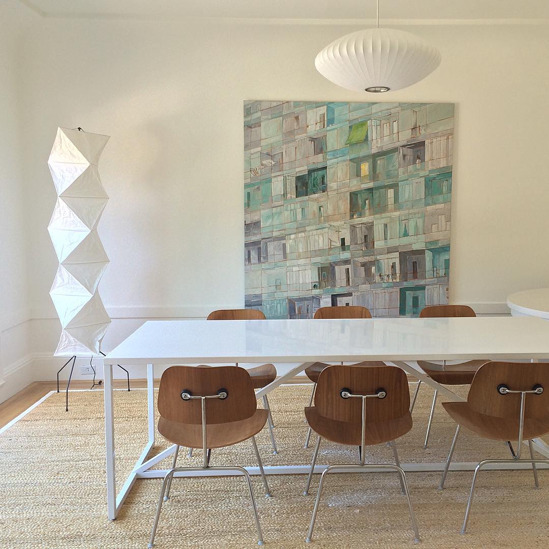 Reispapier Stehlampe | Wohnzimmer