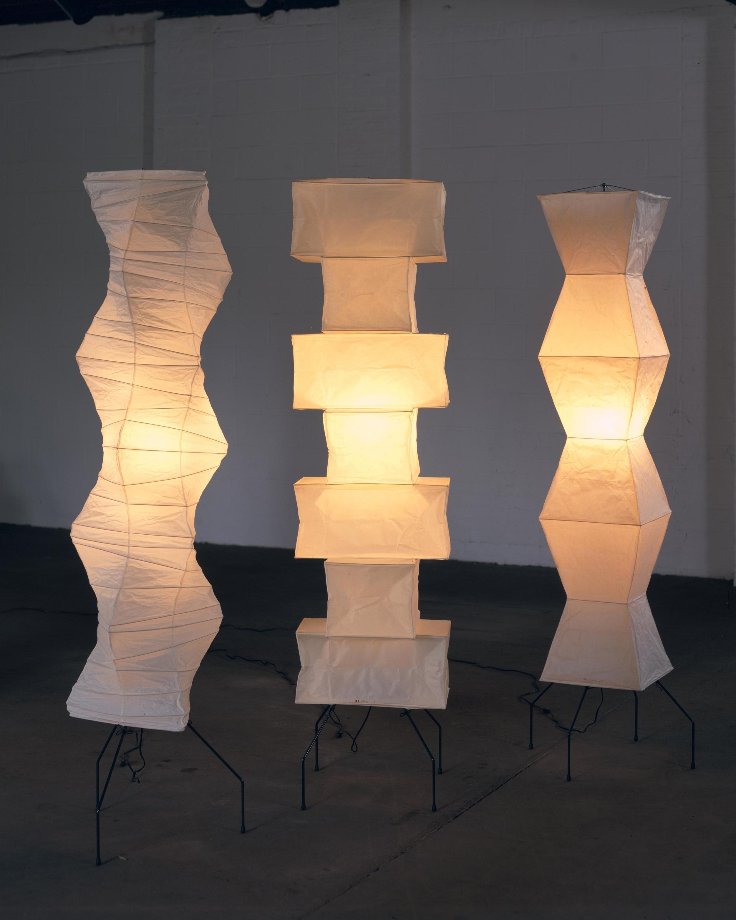 Reispapier Stehlampe | Wohnzimmer