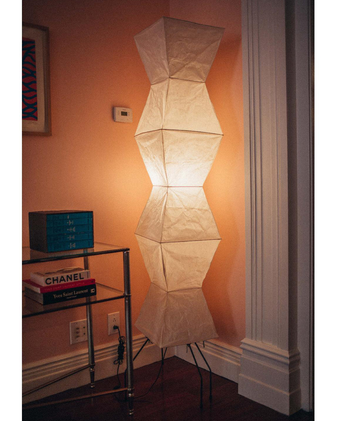 Reispapier Stehlampe | Wohnzimmer