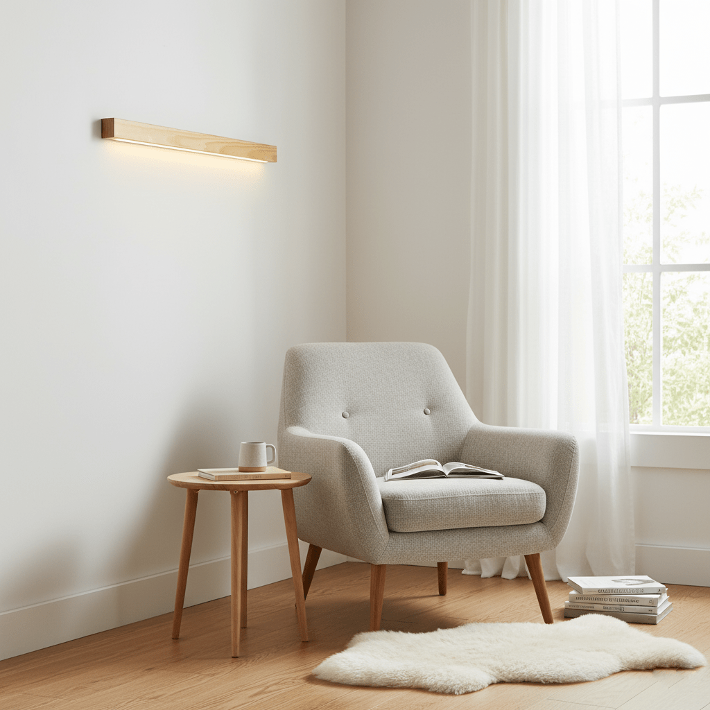 Wandleuchte LED mit linearem Design