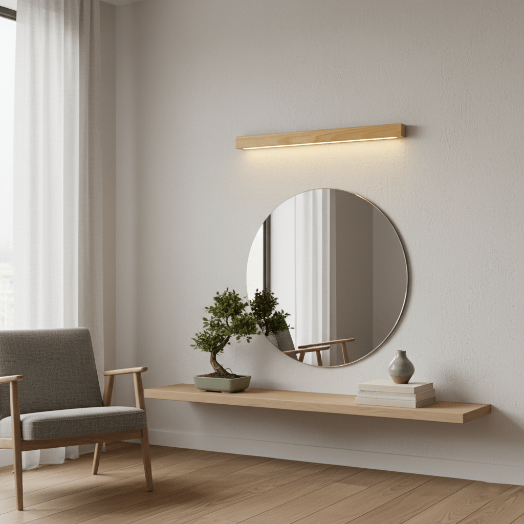 Wandleuchte LED mit linearem Design