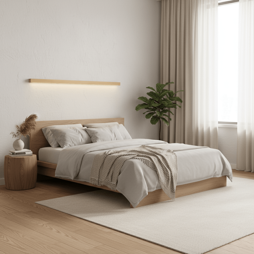 Wandleuchte LED mit linearem Design