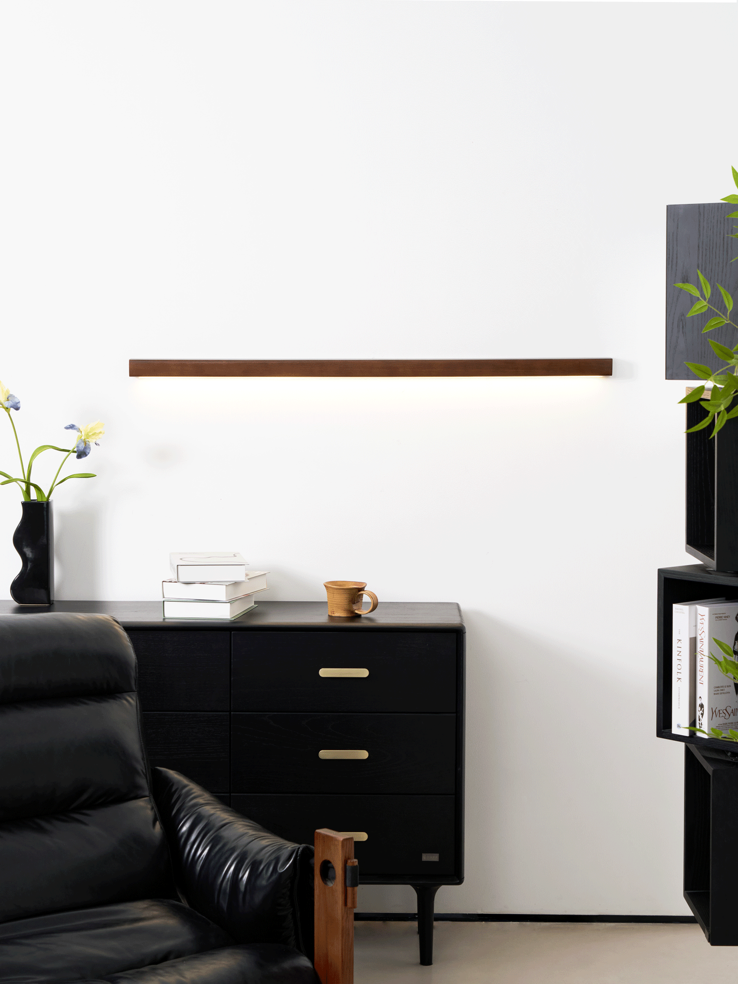 Wandleuchte LED mit linearem Design