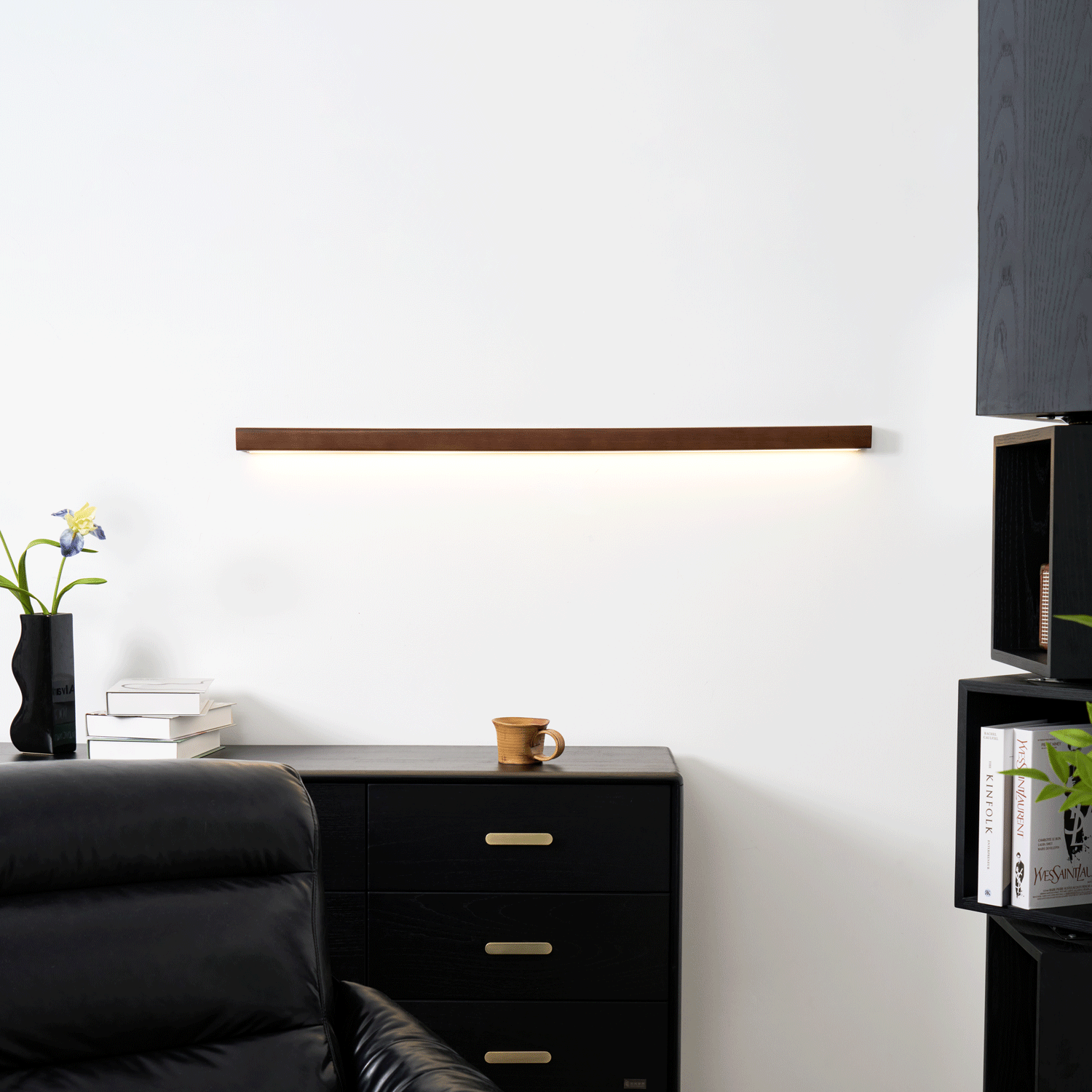 Wandleuchte LED mit linearem Design