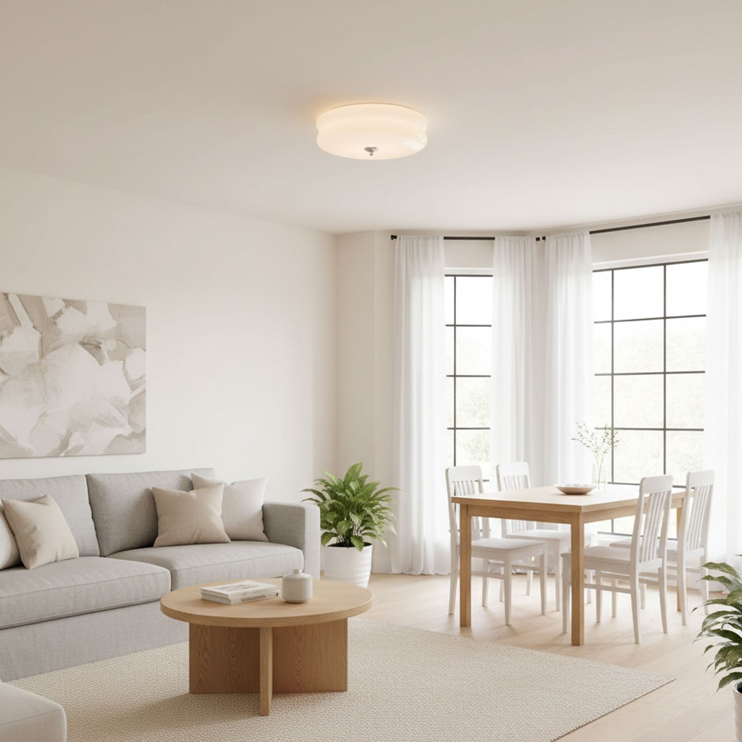 Deckenleuchte in Macaronform | LED