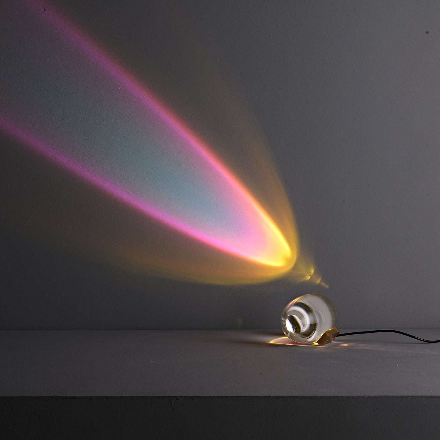 Ovale Kristall Tischleuchte | LED