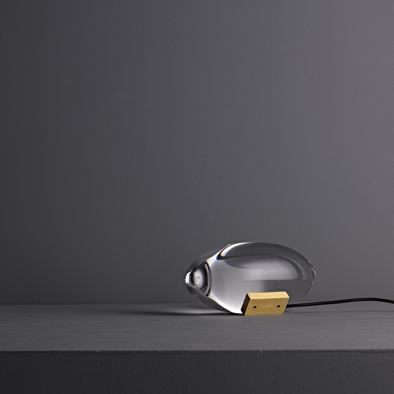 Ovale Kristall Tischleuchte | LED