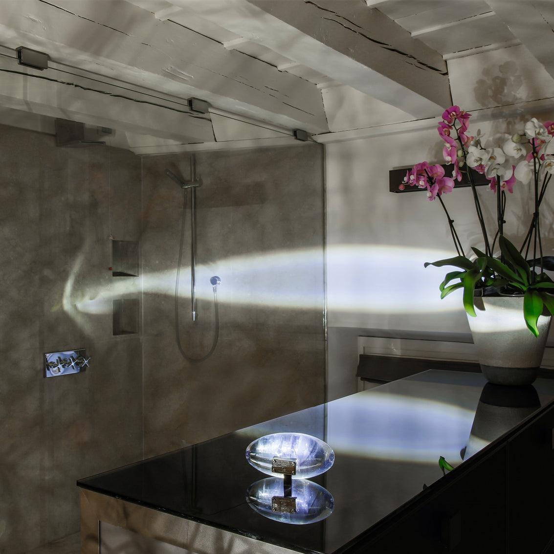 Ovale Kristall Tischleuchte | LED