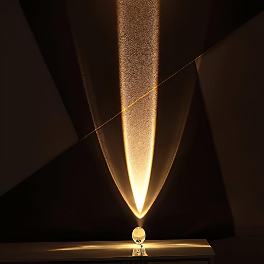 Ovale Kristall Tischleuchte | LED