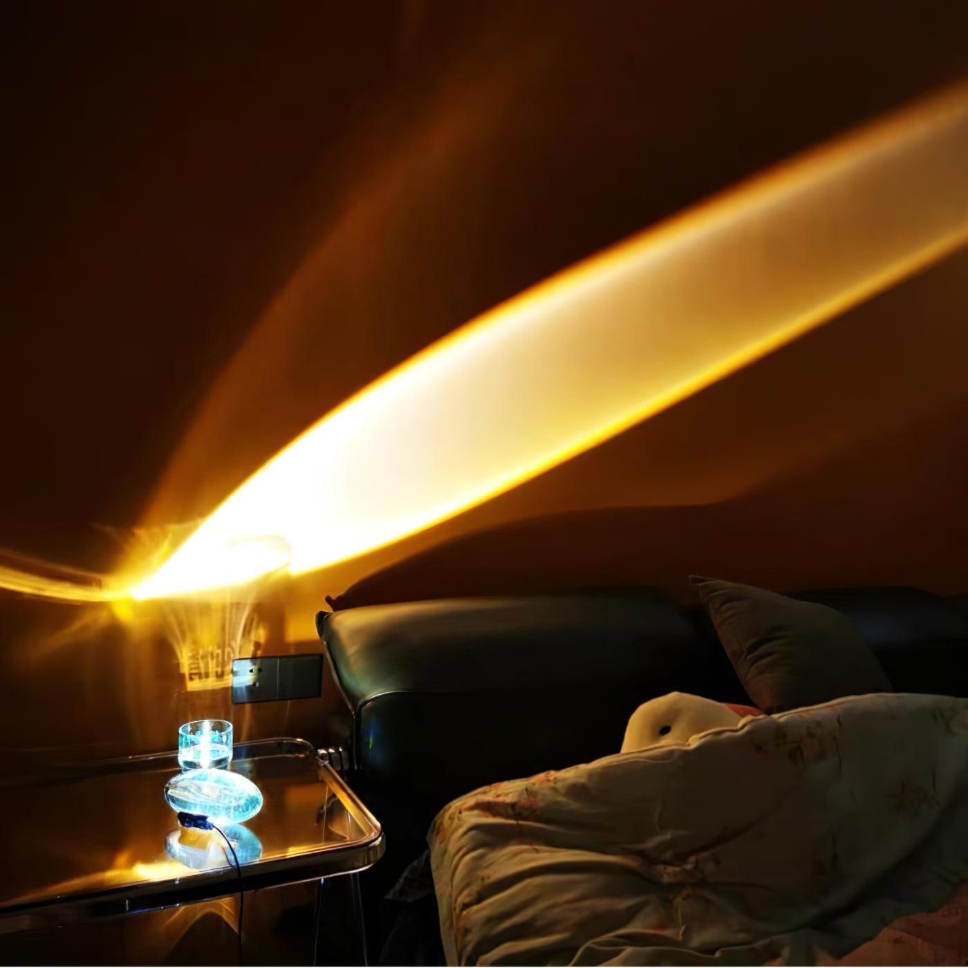 Ovale Kristall Tischleuchte | LED