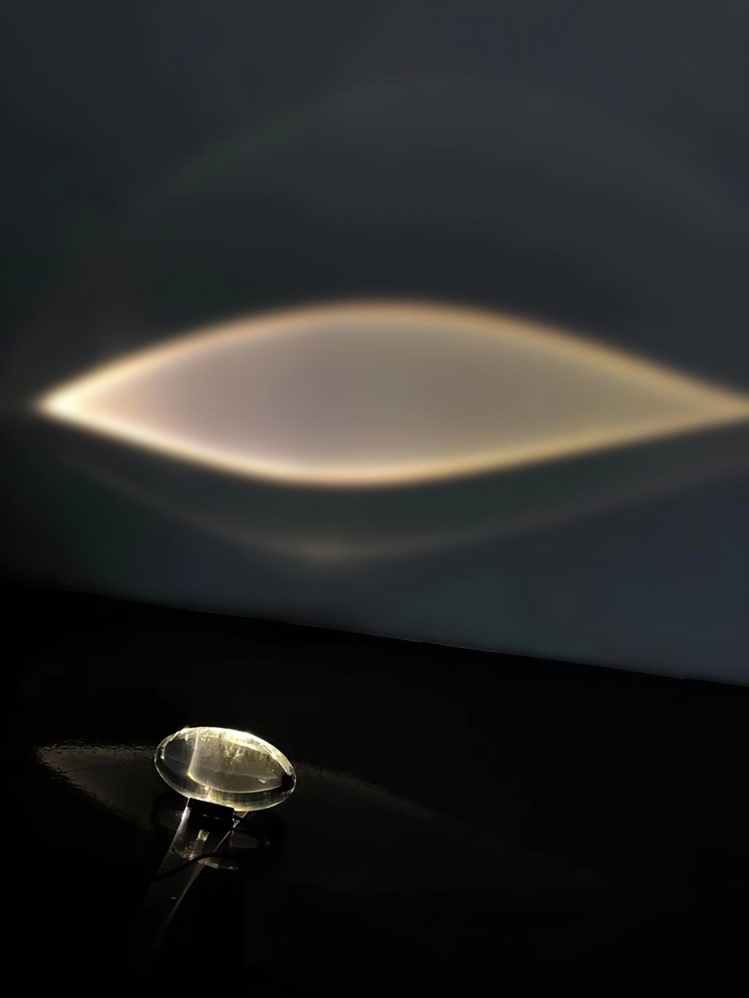 Ovale Kristall Tischleuchte | LED