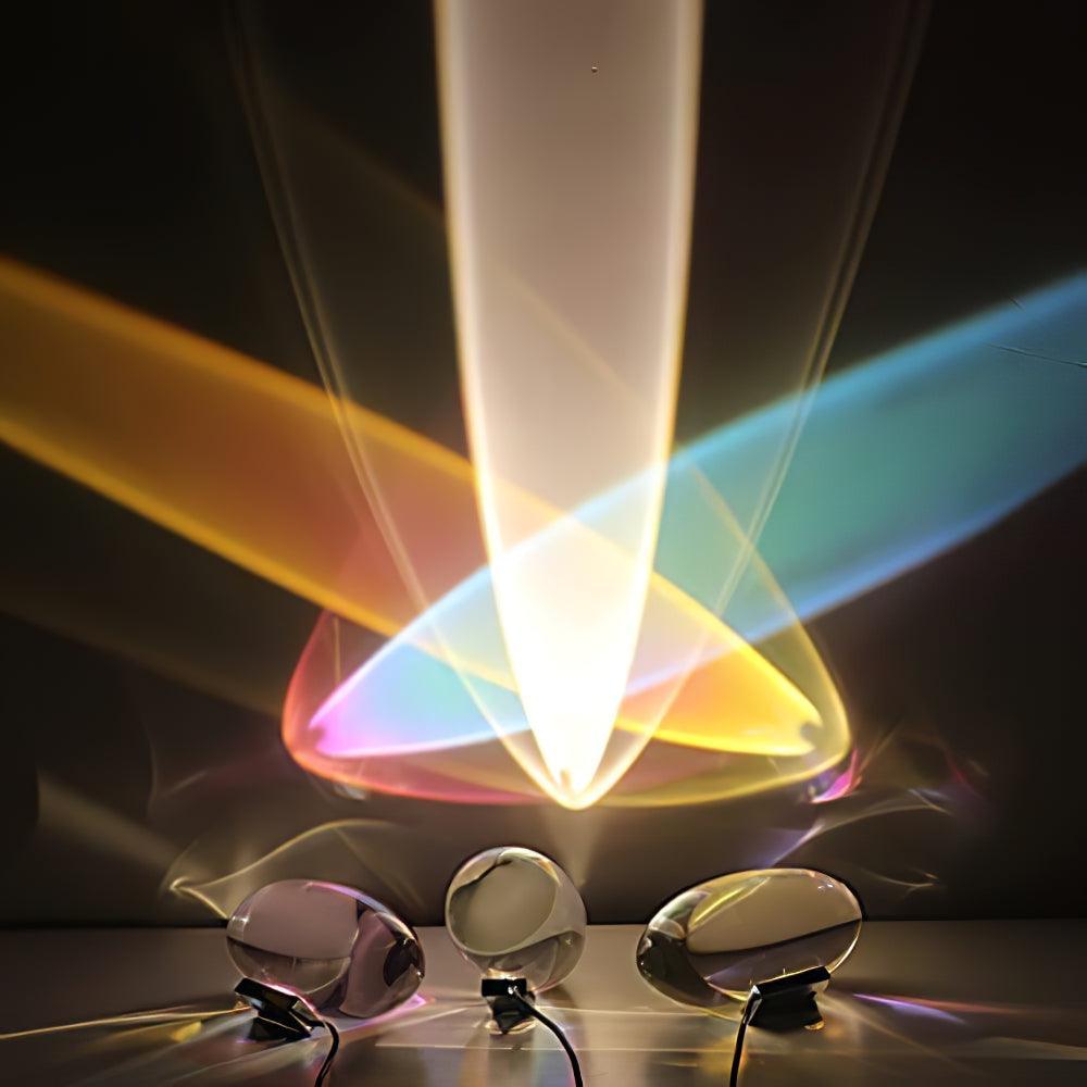 Ovale Kristall Tischleuchte | LED
