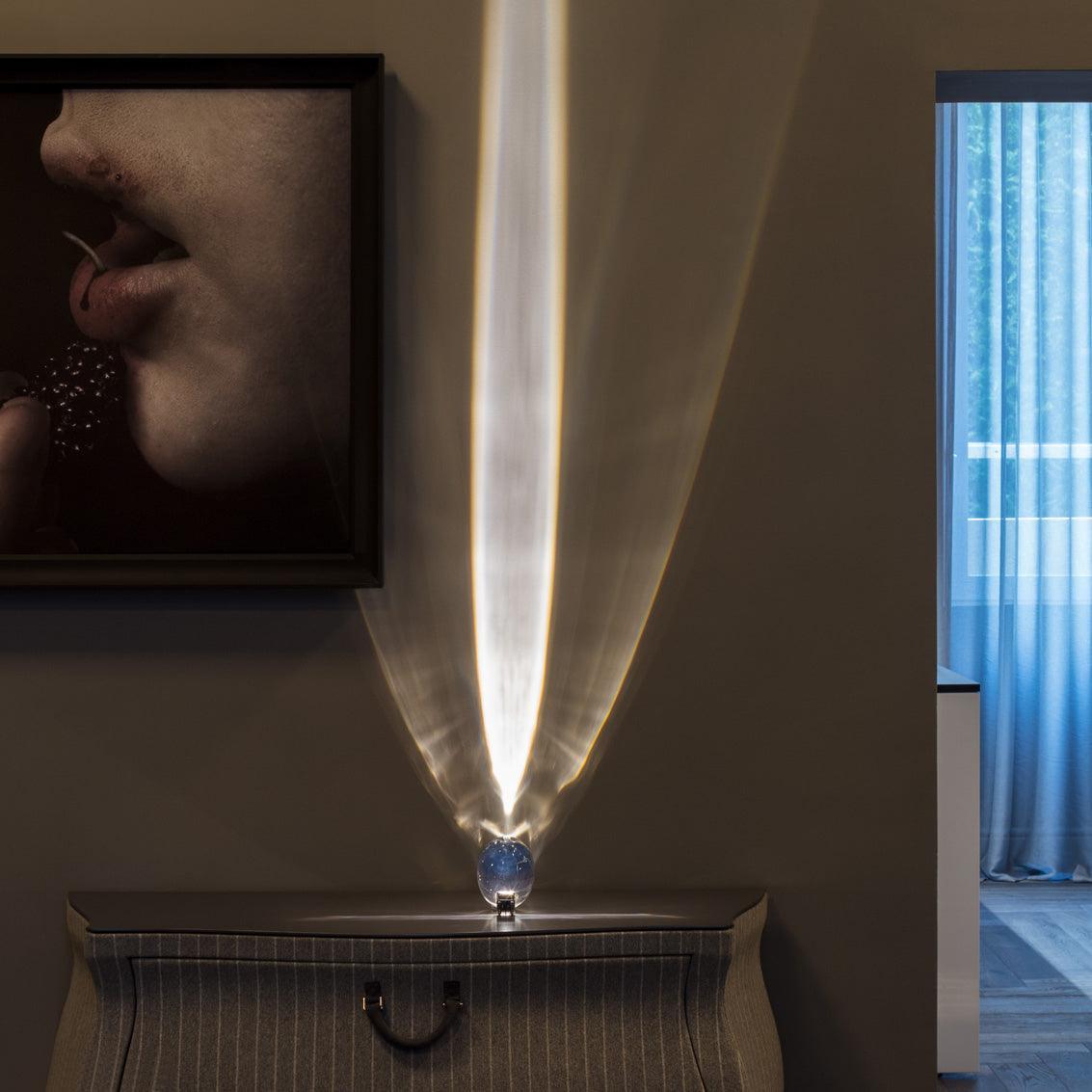 Ovale Kristall Tischleuchte | LED