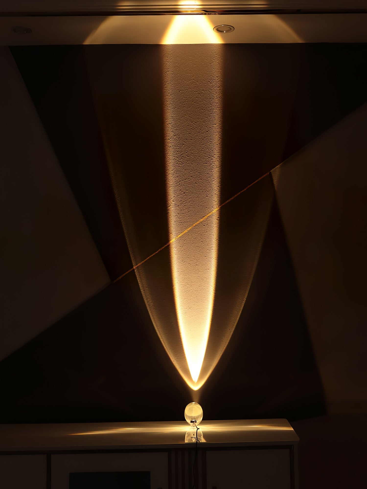 Ovale Kristall Tischleuchte | LED